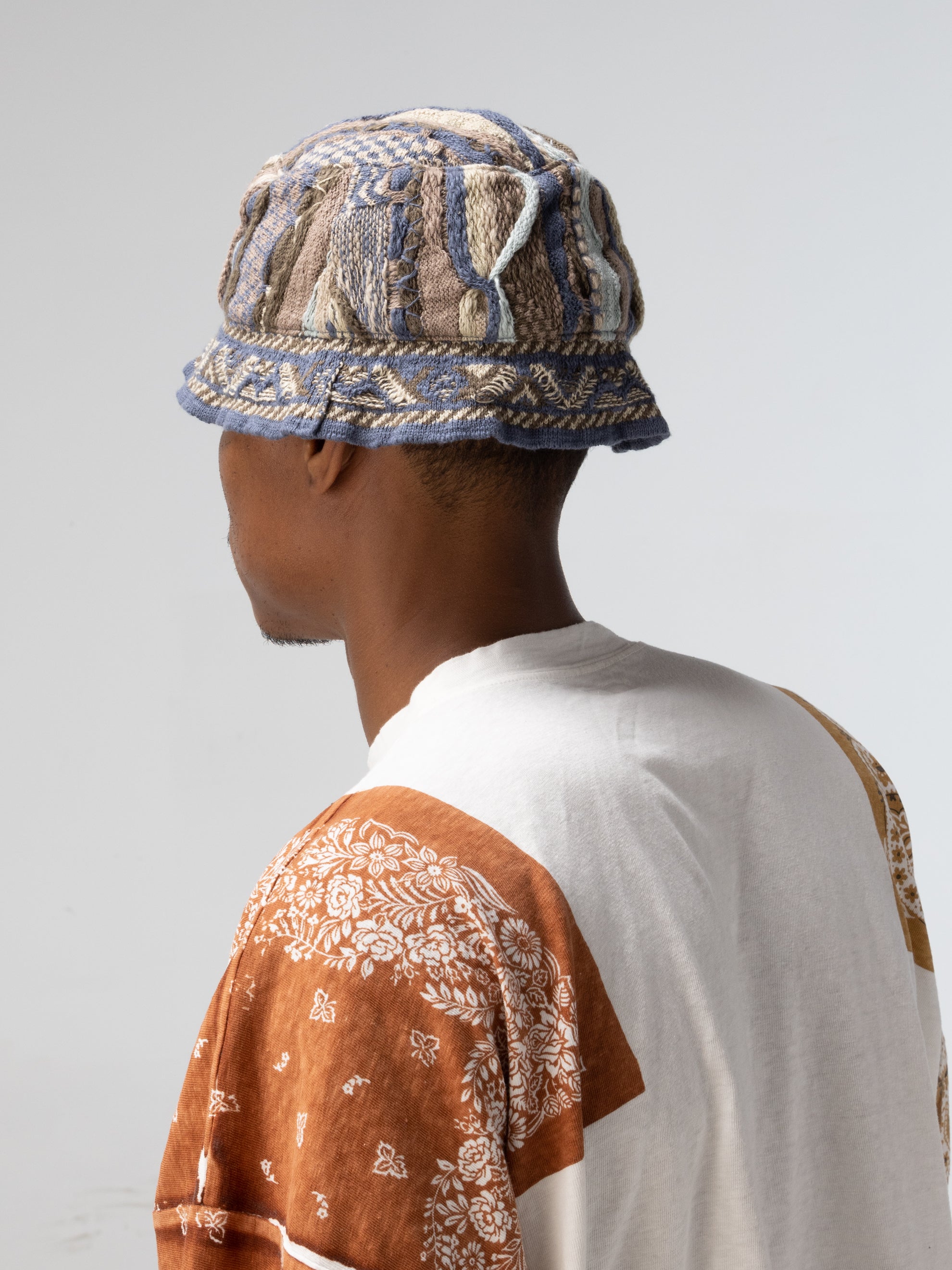 Kapital 7G Knit Gaudy Bucket Hat | camillevieraservices.com