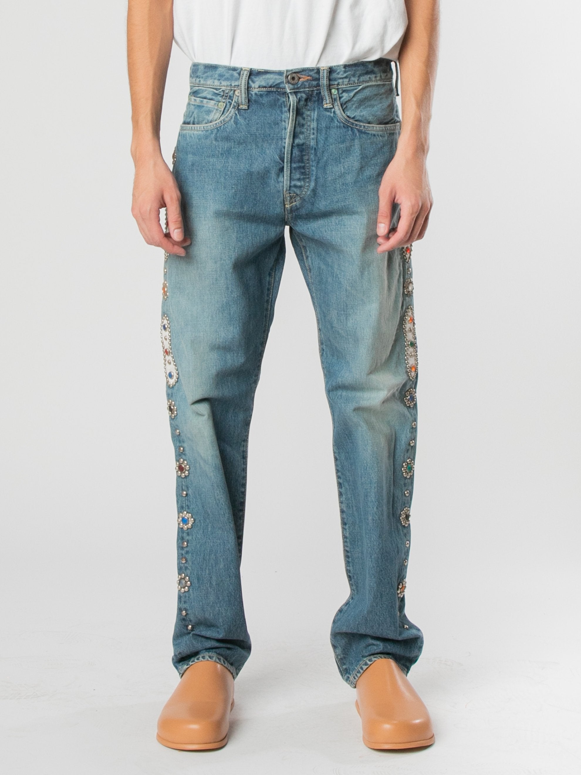 kapital スタッズデニム country studs denim 34 | www.fleettracktz.com