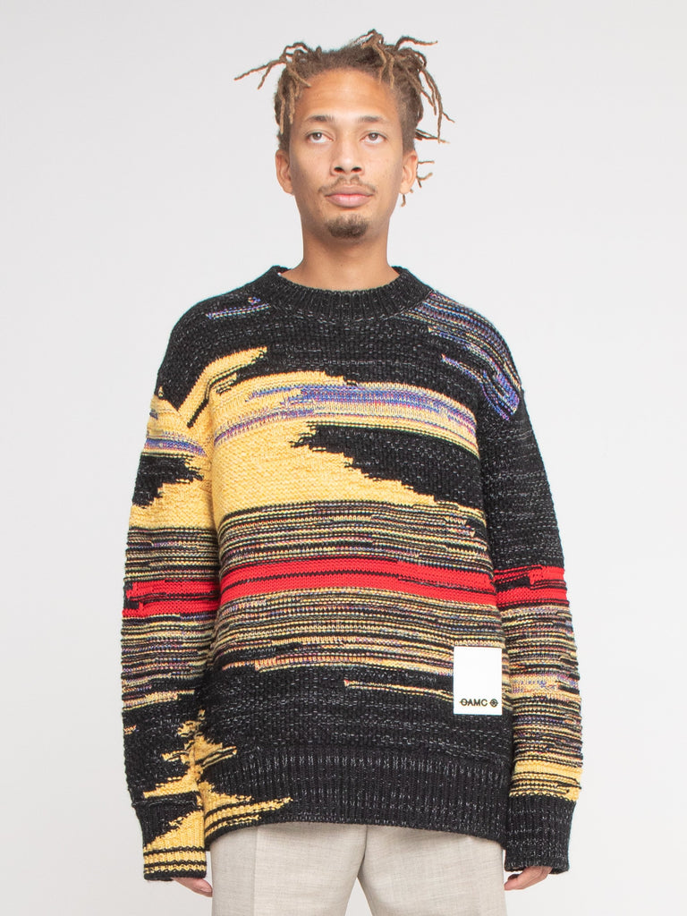 リバーシブルタイプ 【新品】OAMC 21AW ERNEST CREWNECK KNITED ニット