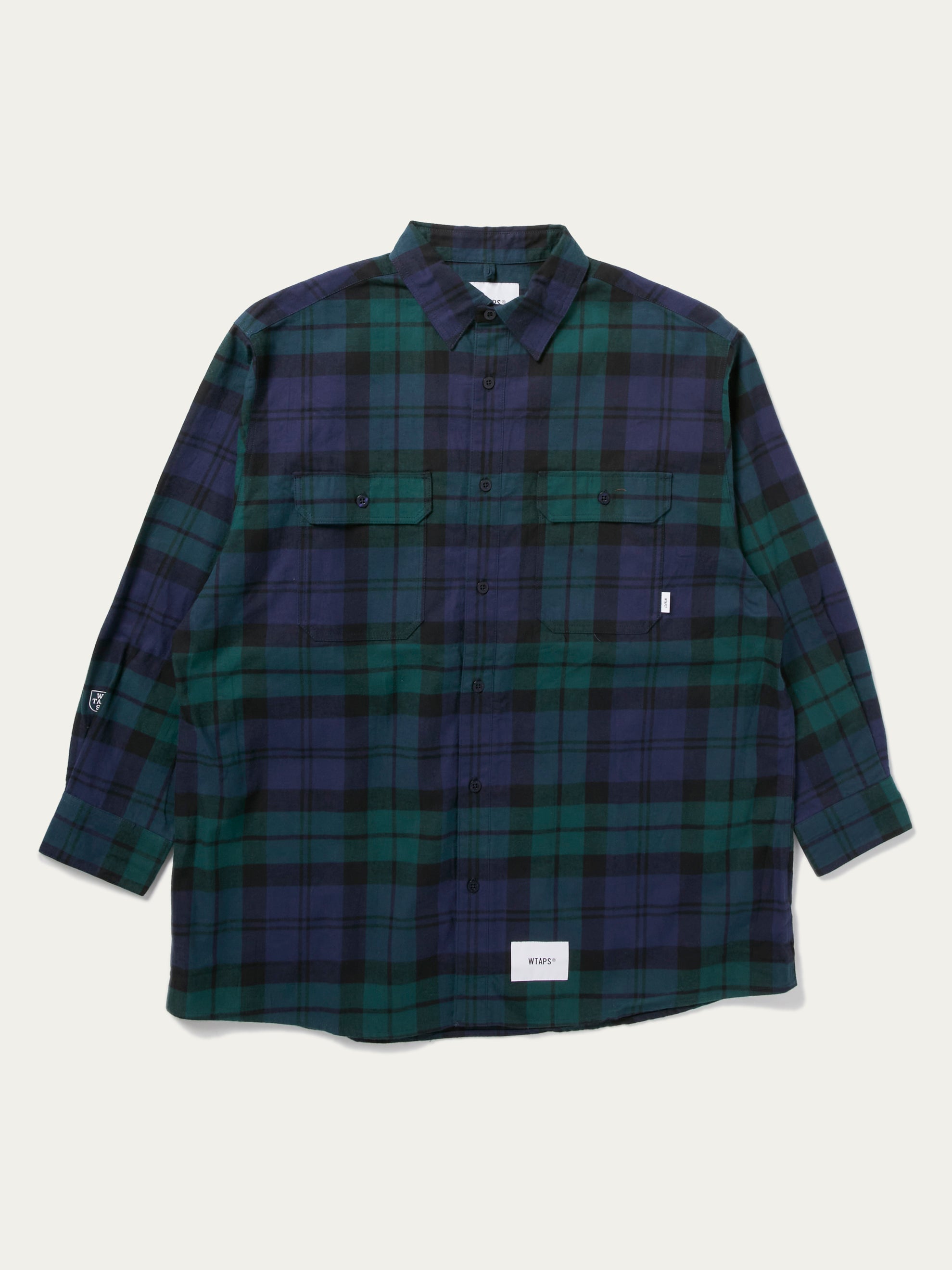 Buy Wtaps DECK / LS / COTTON. FLANNEL. TEXTILE. CREST Online at