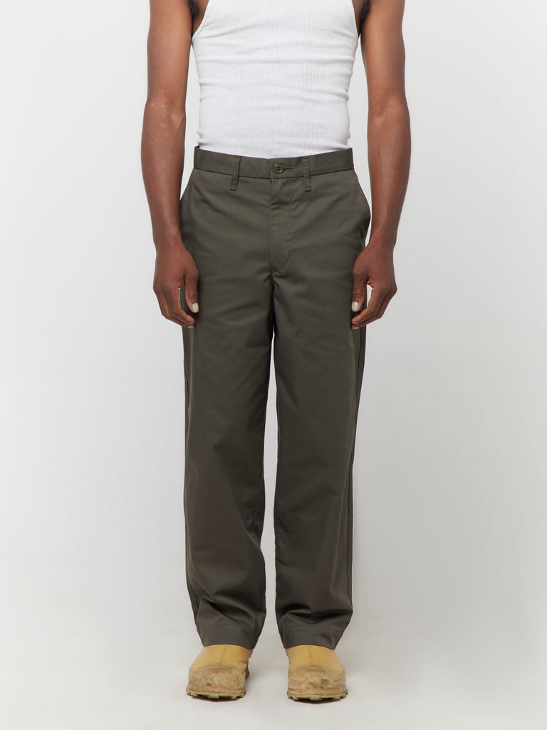 UNION TROUSERS COPO TWILL Sサイズ BEIGE - チノパン