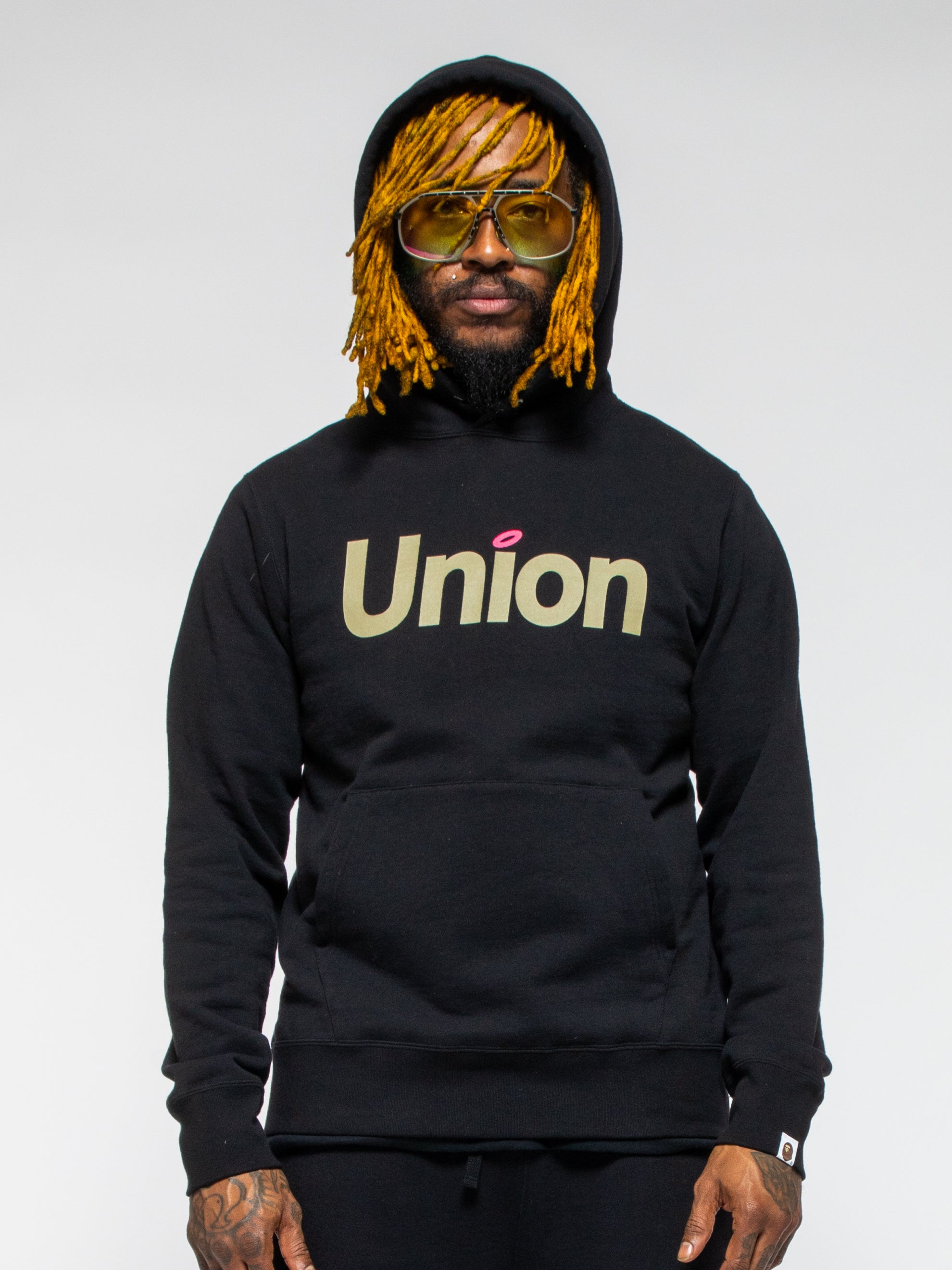 通信販売 UNION X BAPE PULLOVER HOODIE M 即納再入荷