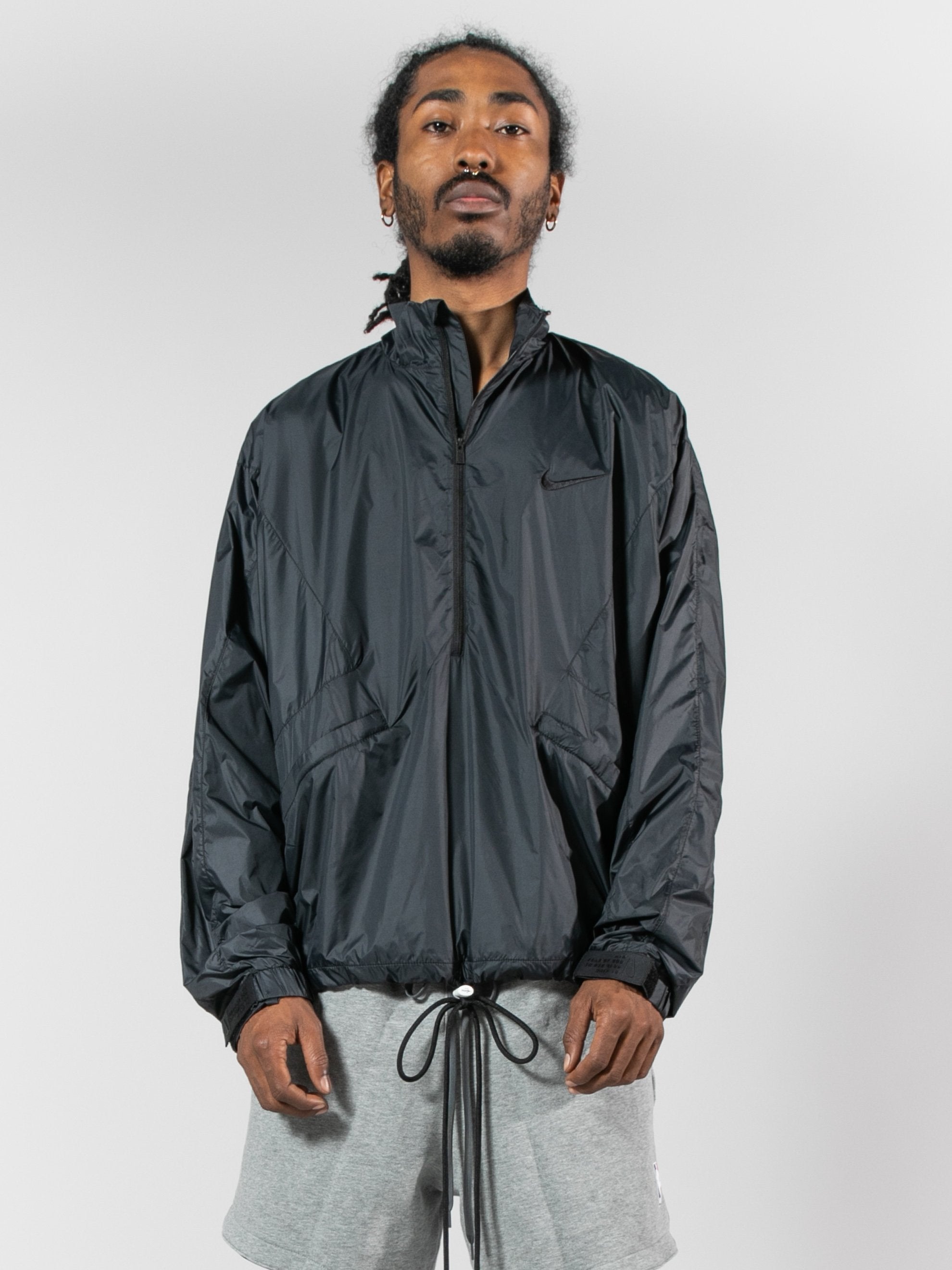 nike fear of god half zip jacket