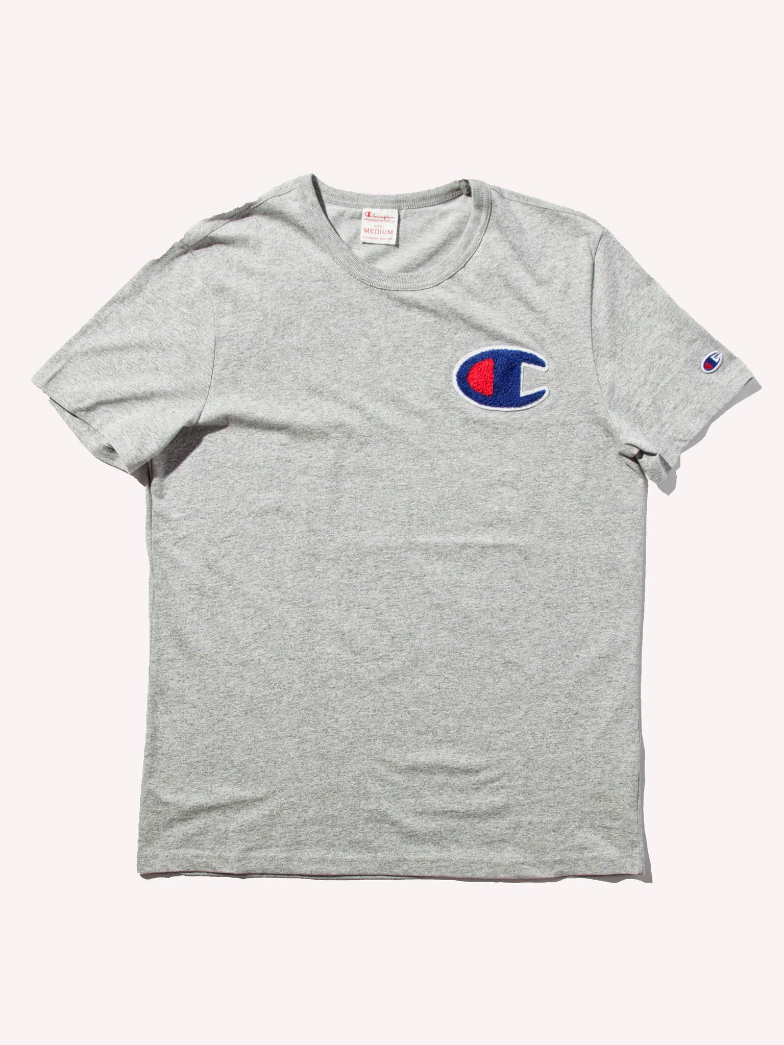 Champion Logo Melange Printed T-Shirt 