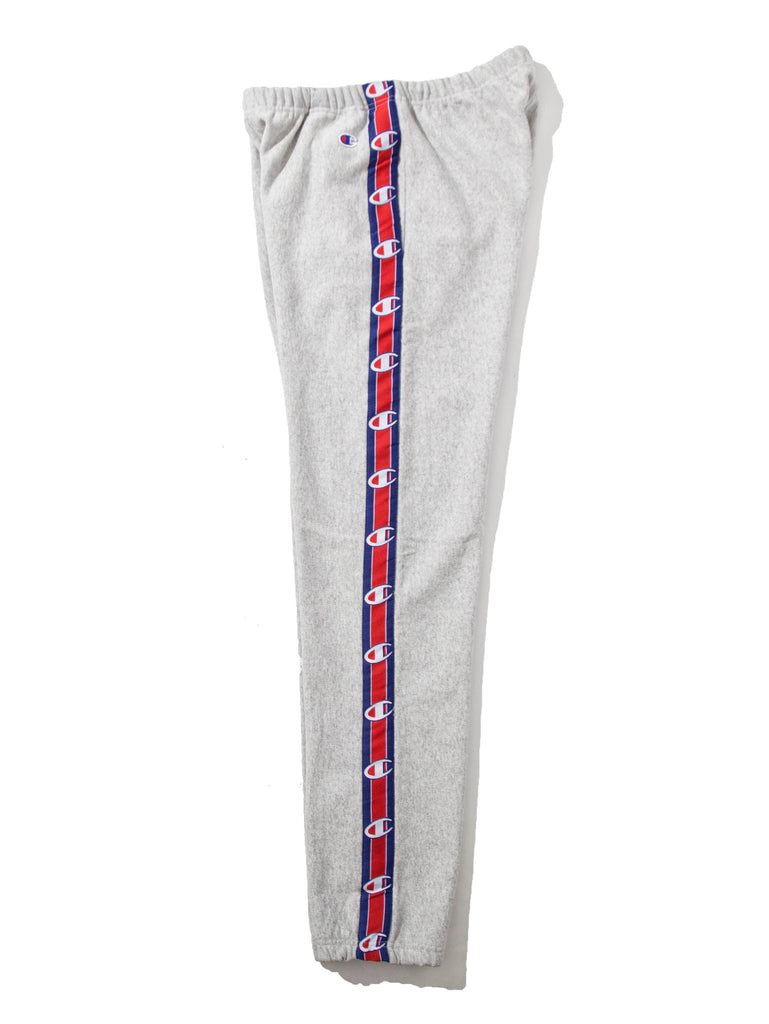 champion sweatpants logo down the side