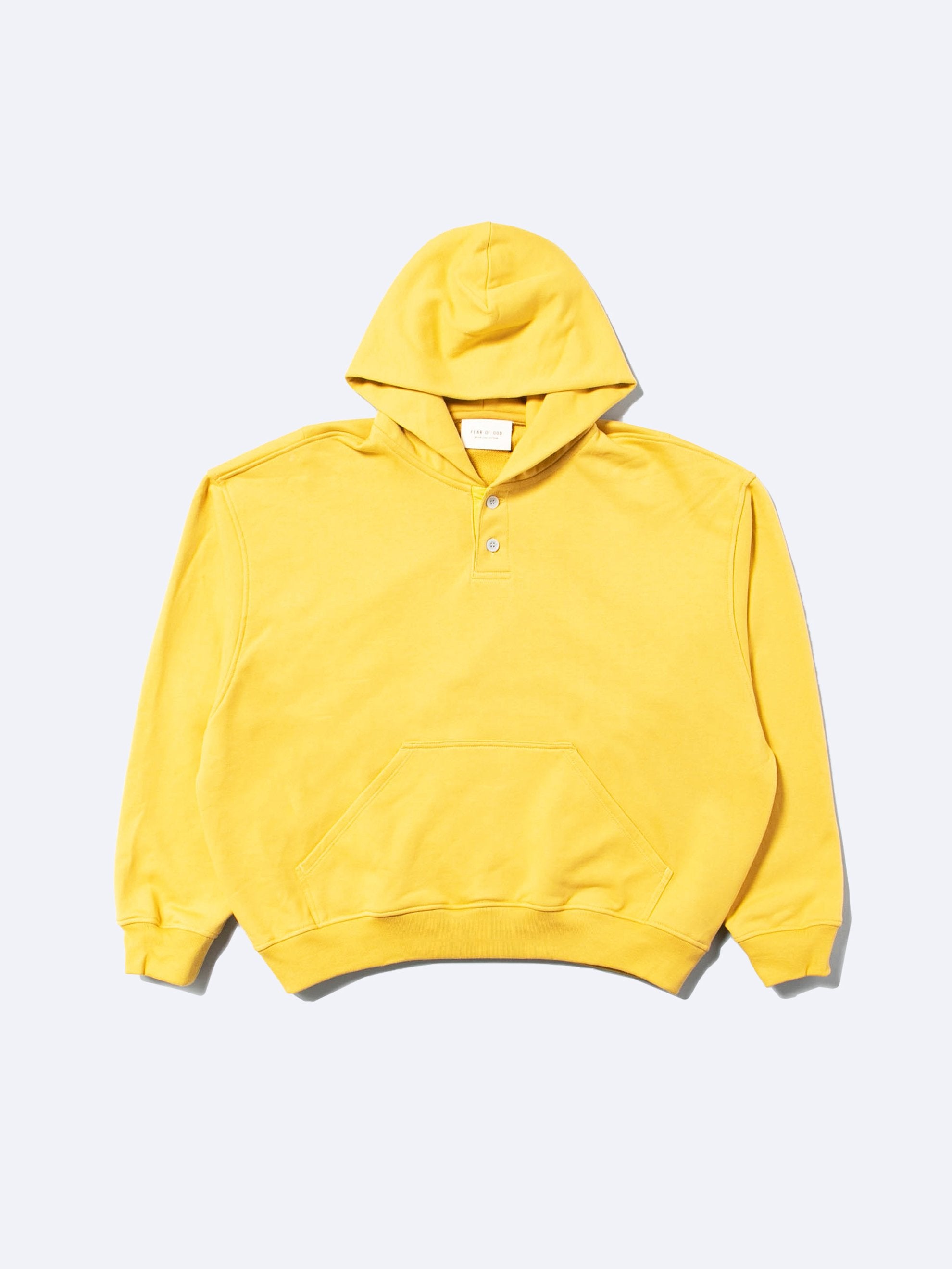 fear of god everyday henley hoodie