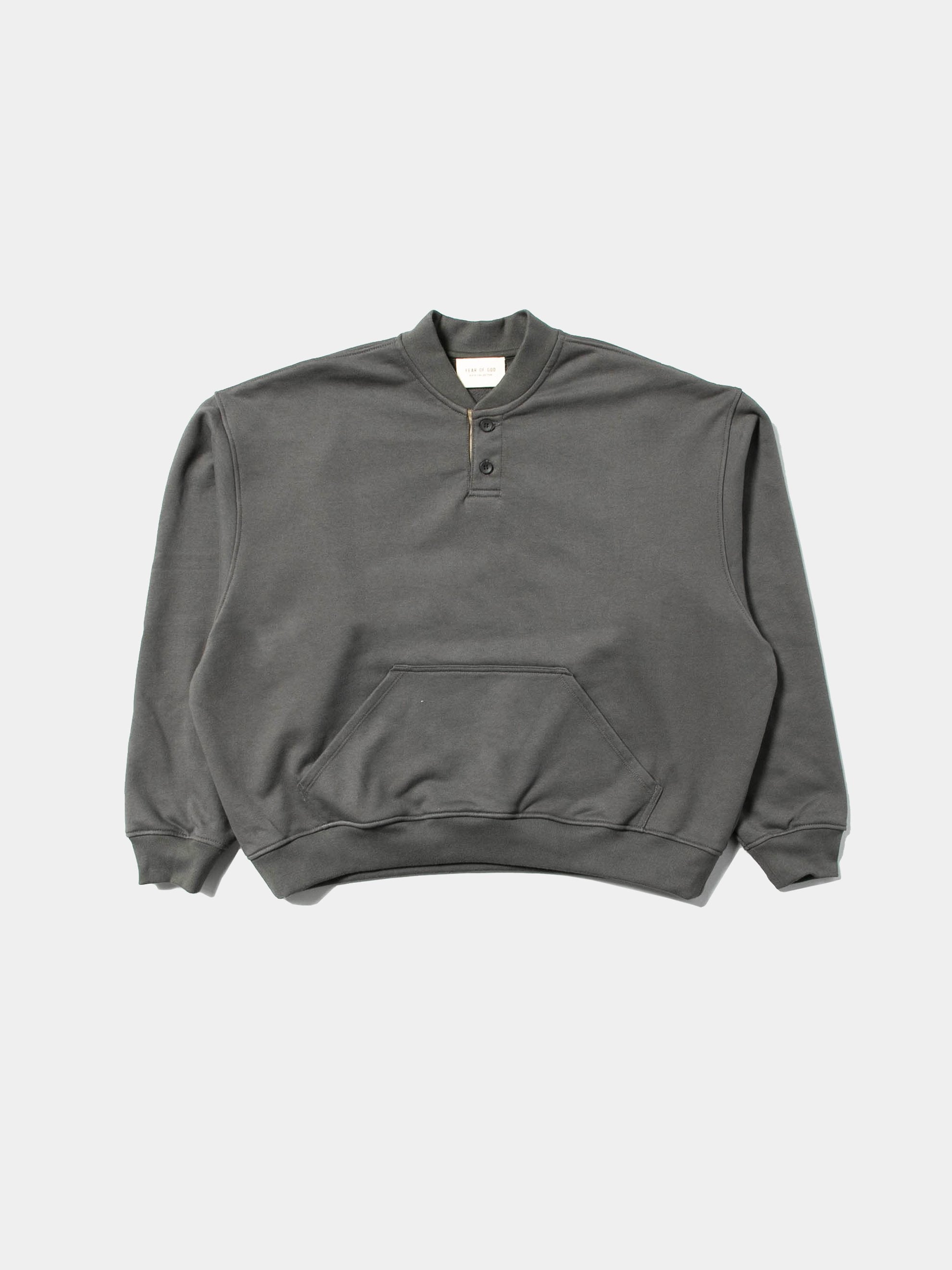 fear of god everyday henley hoodie