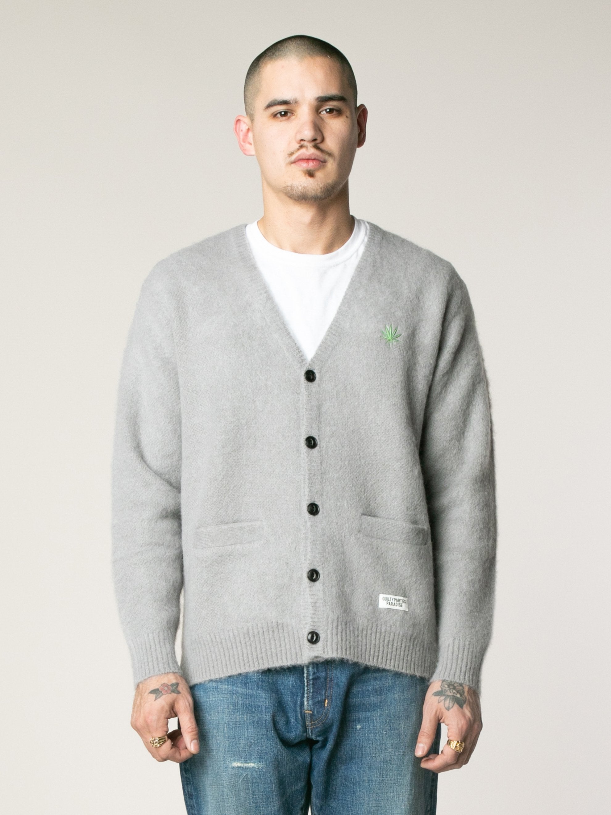 WACKO MARIA MOHAIR CARDIGAN (TYPE-4)-