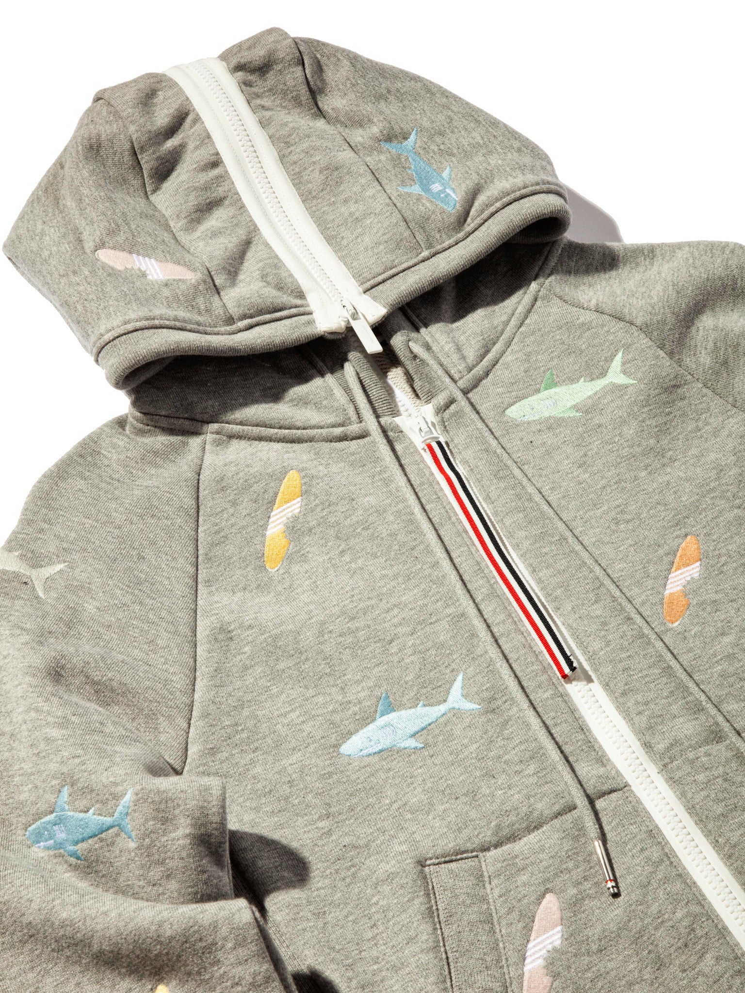 thom browne shark hoodie