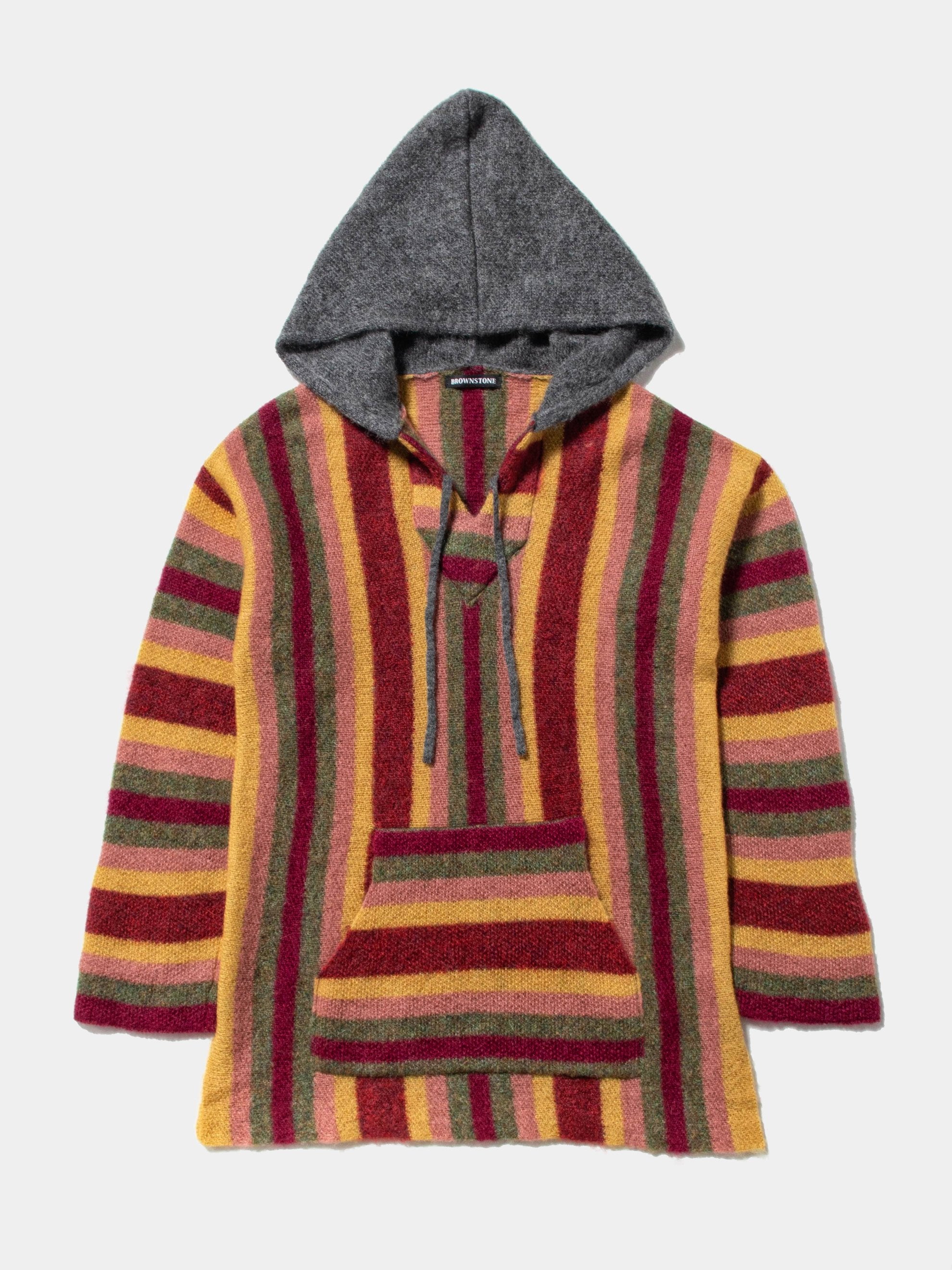 rainbow baja pullover