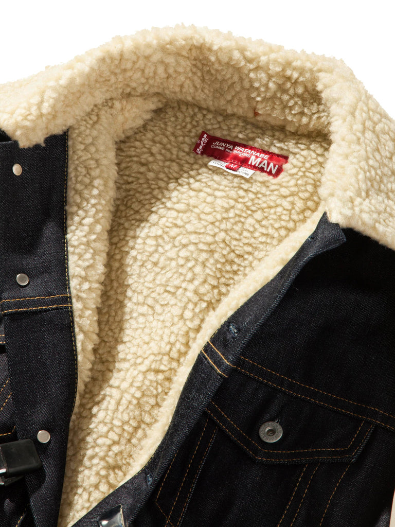 levis denim jacket with fur