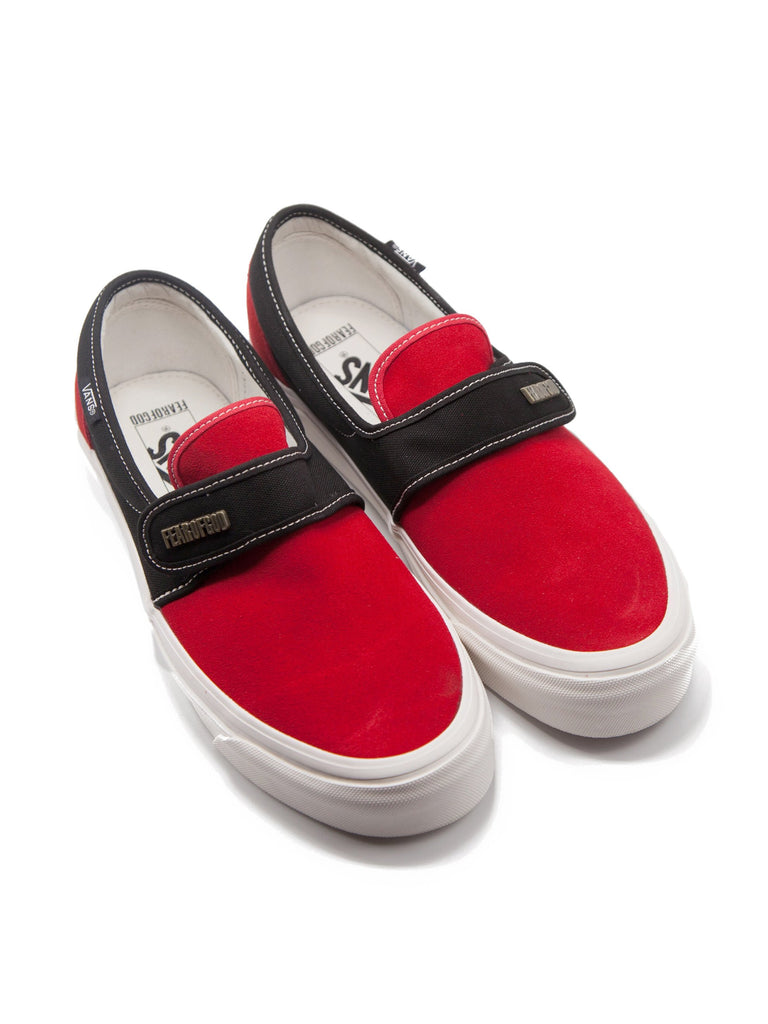 vans slip on 47 v dx fear of god red