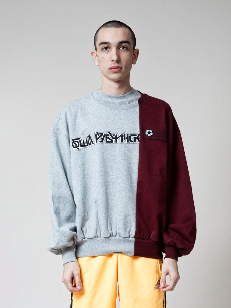 gosha rubchinskiy combo logo sweatshirt