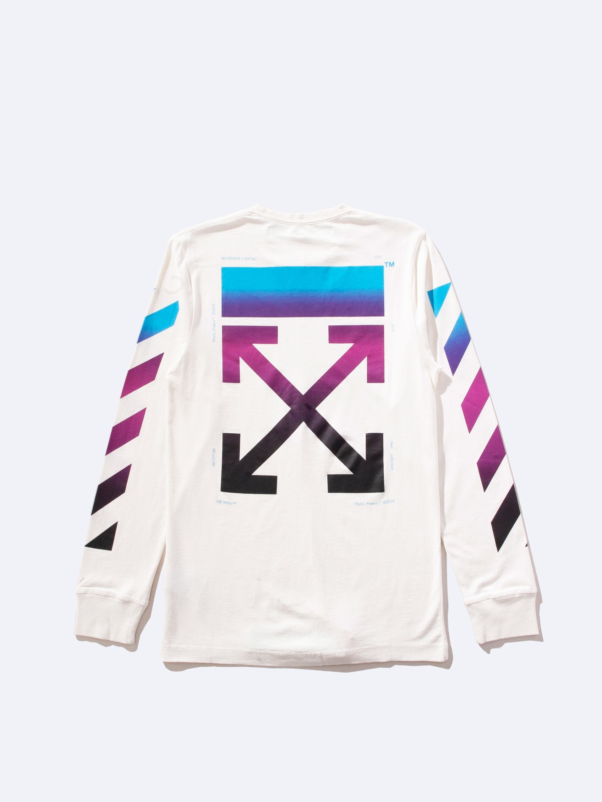 off white diag gradient hoodie