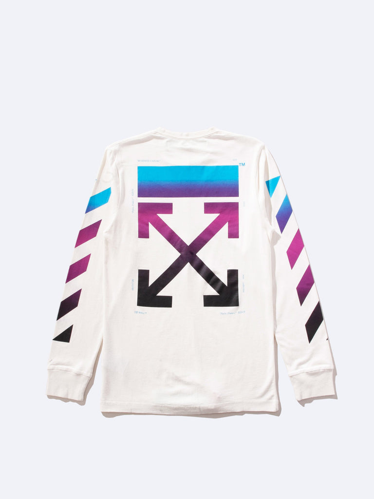 off white diag gradient sweatshirt