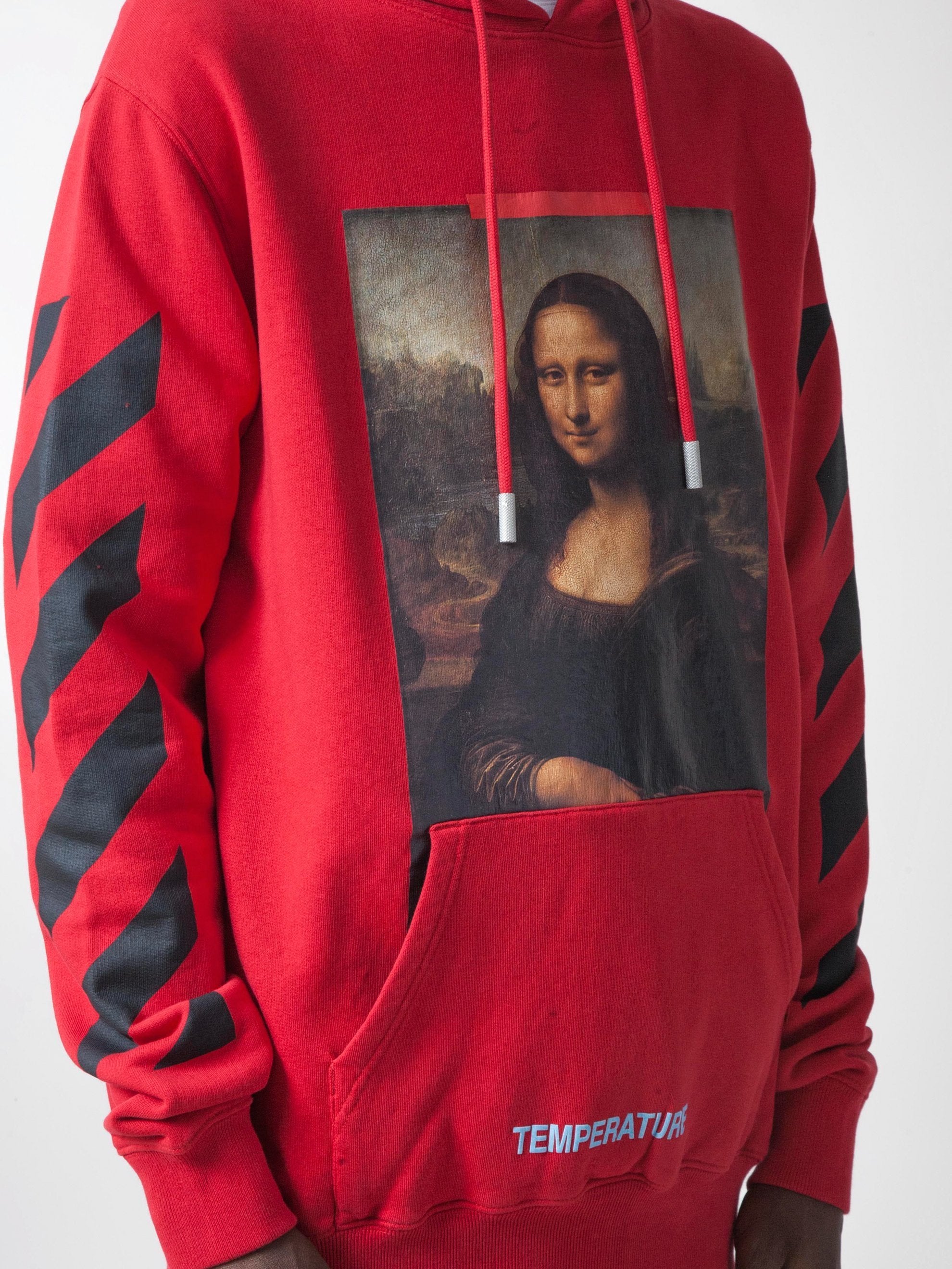 mona lisa red hoodie