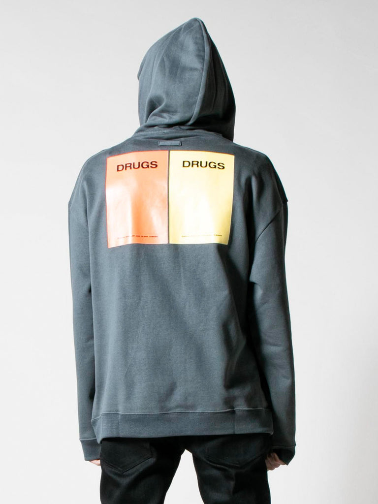 raf simons drugs hoodie