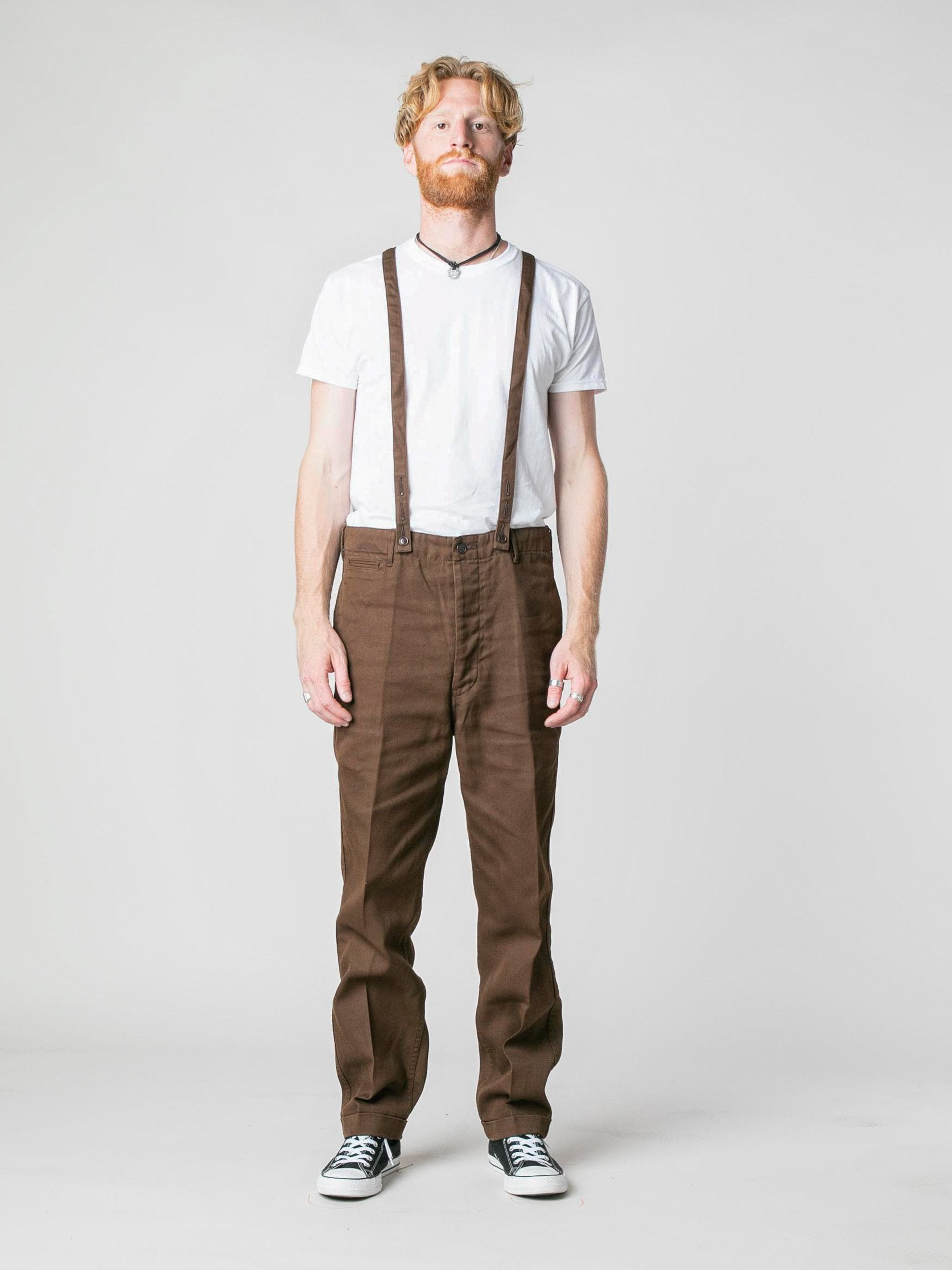 店舗良い visvim ビズビム CAMUS BRACES PANTS WD チノパン 