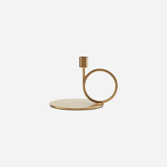 House Doctor Small Anit Brass Candle Stand – Mon Pote