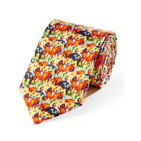 Degas Jockeys Silk Tie