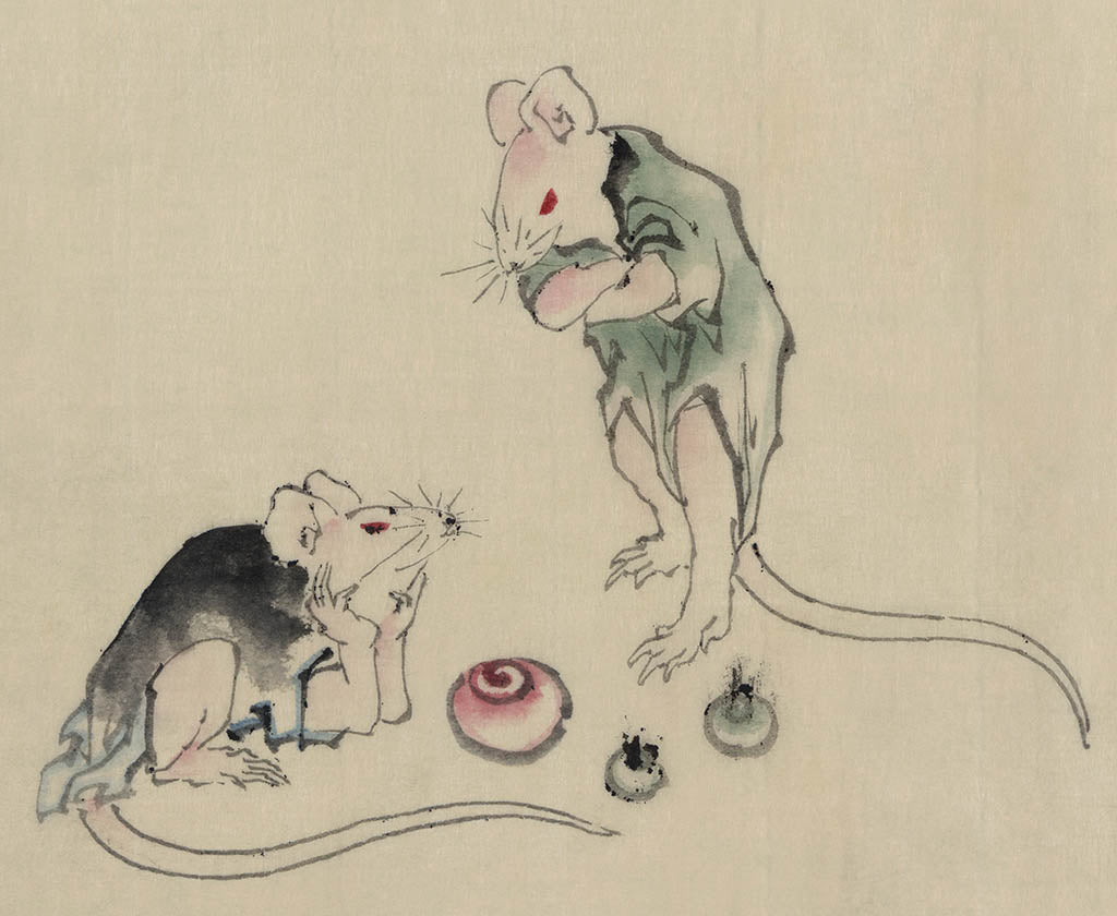 Mice in Council by Hokusai