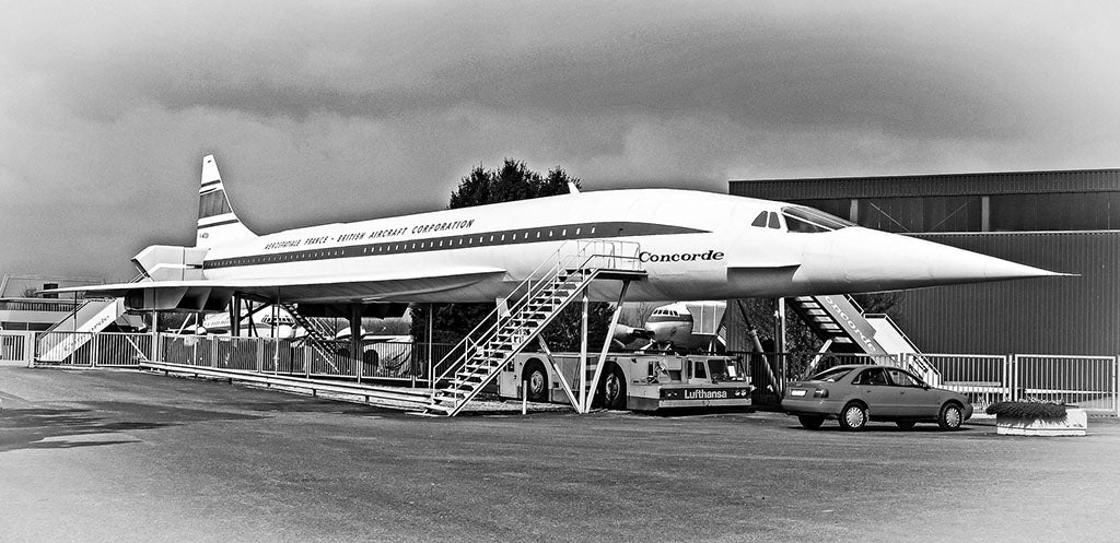 Grounded Concorde