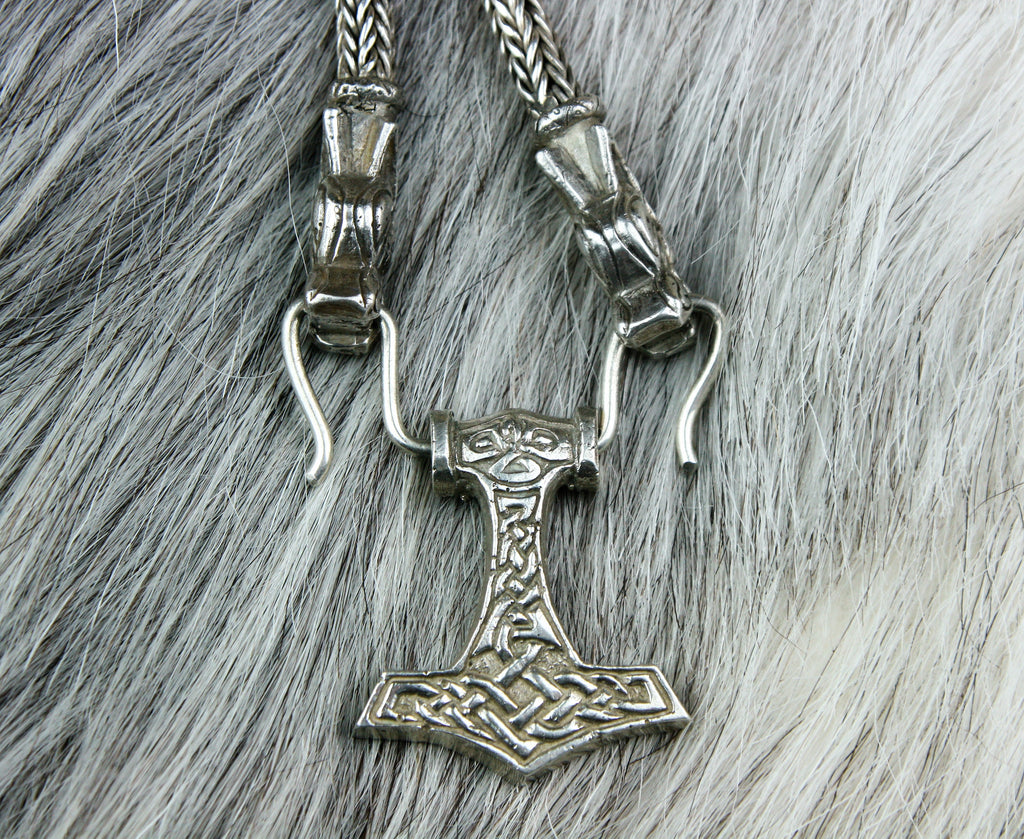 Silver Filigree Thors Hammer from Oland - Rare Viking Jewelry