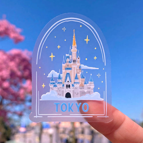 Sleeping Beauty Castle Terrarium Transparent Sticker – Wish Upon Magic