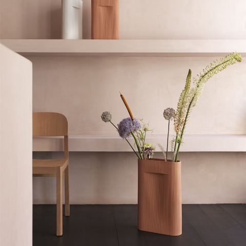 Modern Centerpiece Ideas - Ridge Vase | MUUTO | Batten Home