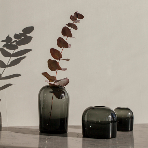 Modern Centerpiece Ideas - Troll Vase - Smoke | Menu | Batten Home
