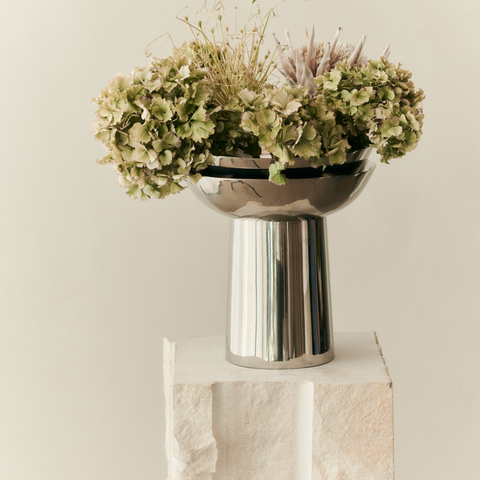 Jewel Glass Vases Fountain Vase - LOUISE ROE Copenhagen at Batten Home