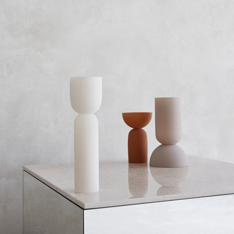 Kristina Dam Studio Dual Vase | Modern Vases Geometric Vases | Batten Home Danish Design