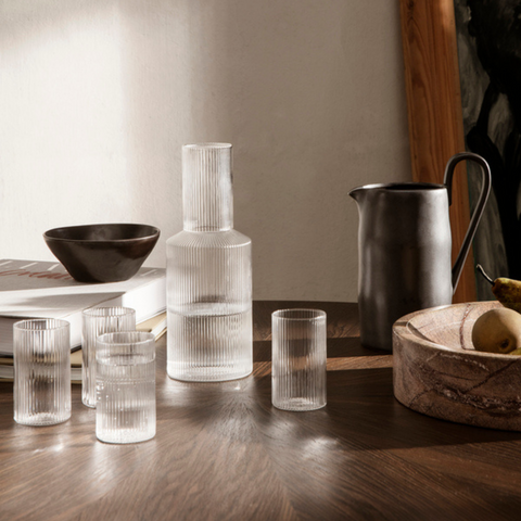 Verrines Glass Set - Ferm Living Ripple Glasses - Ferm Living Fall 2021 Collection | Batten Home Modern Home Decor