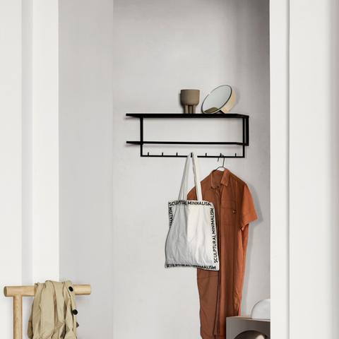 Grid Coat Hanger - Kristina Dam Studio | Scandinavian entryway furniture - Batten Home