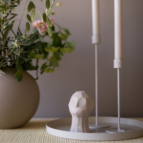 Olufemi Sculpture in Limestone - Cooee Design | Scandinavian decor objects | Batten Home Gift Guide