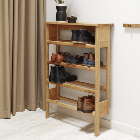 A Line Shoe Rack - Form and Refine | Scandinavian entryway furniture - Batten Home