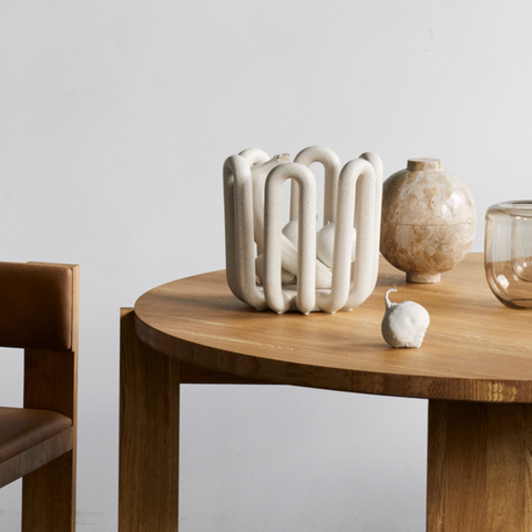 Linestroke Bowl | Kristina Dam Studio sculptural minimalism - Batten Home