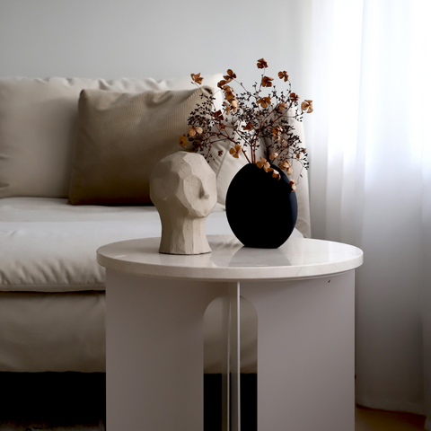 15cm Black Pastille Vase - COOEE Design | Neutral Decor Ideas - Batten Home