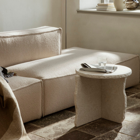 Mineral Sculptural Table | Scandinavian design living room - Batten Home