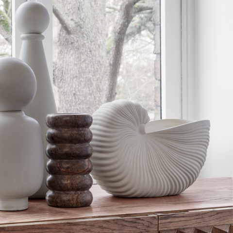 Shell Pot - Ferm Living  | Scandinavian decor objects | Batten Home Gift Guide