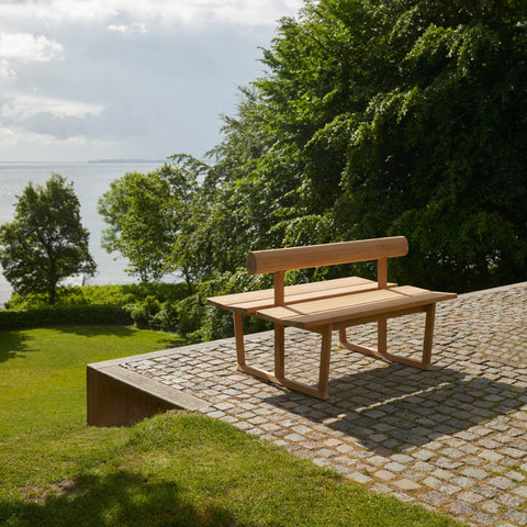 Banco Bench Double - Solid Teak Bench - Skagerak Outdoor Furniture at Batten Home