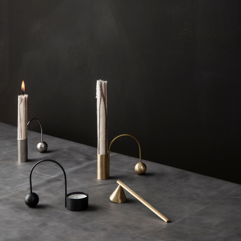 Balance Candle Holder - Ferm Living  | Scandinavian decor objects | Batten Home Gift Guide