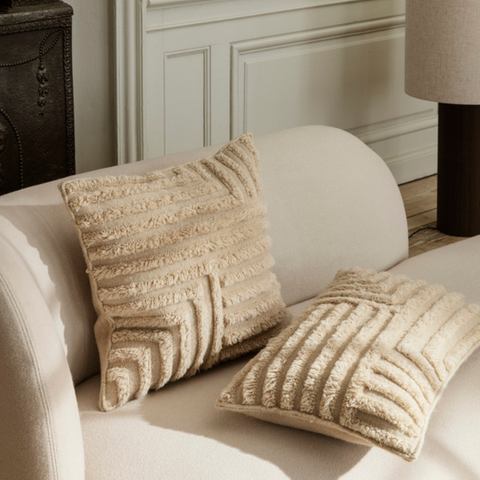 Crease Wool Cushions  | Scandinavian design living room - Batten Home