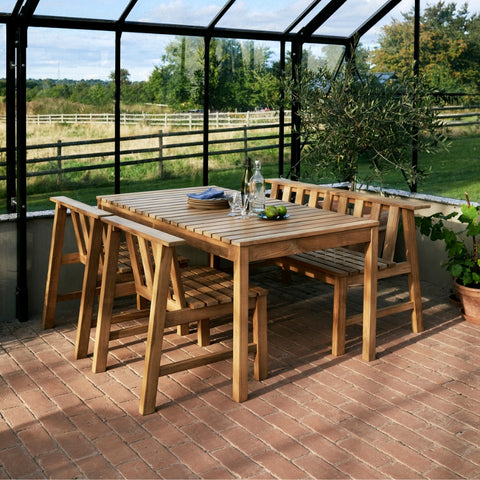 Plank Chair and Plank Table - Skagerak Outdoor Furniture at Batten Home