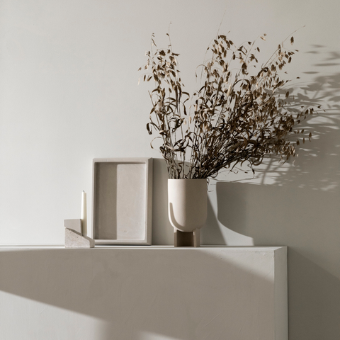 Serene Flowerpots | Kristina Dam Studio sculptural minimalism - Batten Home