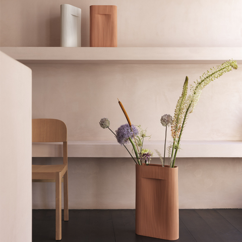 MUUTO Ridge Vase | Modern Vases Geometric Vases | Batten Home Danish Design