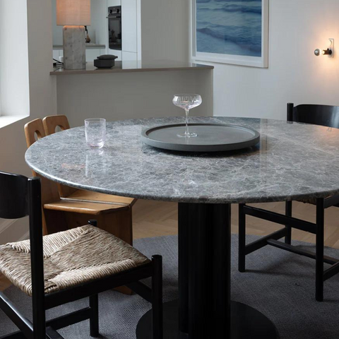 Roundabout Marble Dining Table  - LOUISE ROE Copenhagen at Batten Home