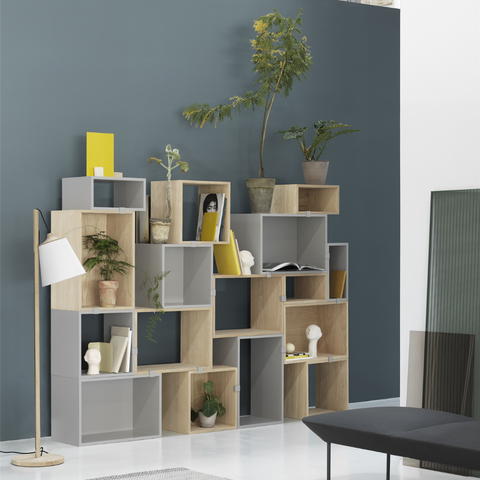 MUUTO Design - Storage Furniture - Stacked Storage System Configuration Nine Horizontal | Batten Home