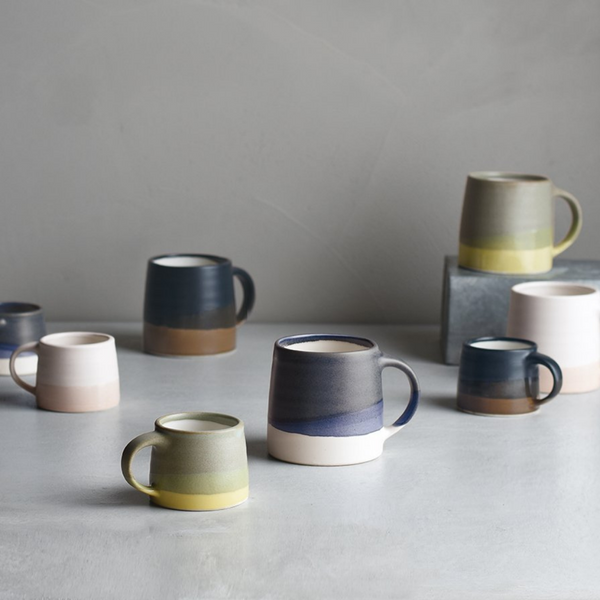 Blush Ripple Mug | Kinto Ceramic Matcha Mug