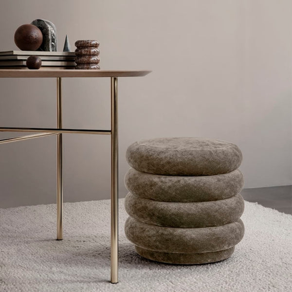 Ferm Living - Pouf Oval - Tonus - Off-White - US